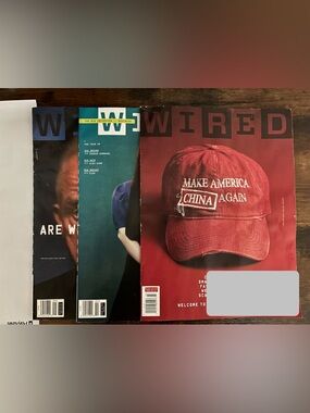 (3) Wired Magazine Editions Jan-April 2026 and Sep/Oct 2025